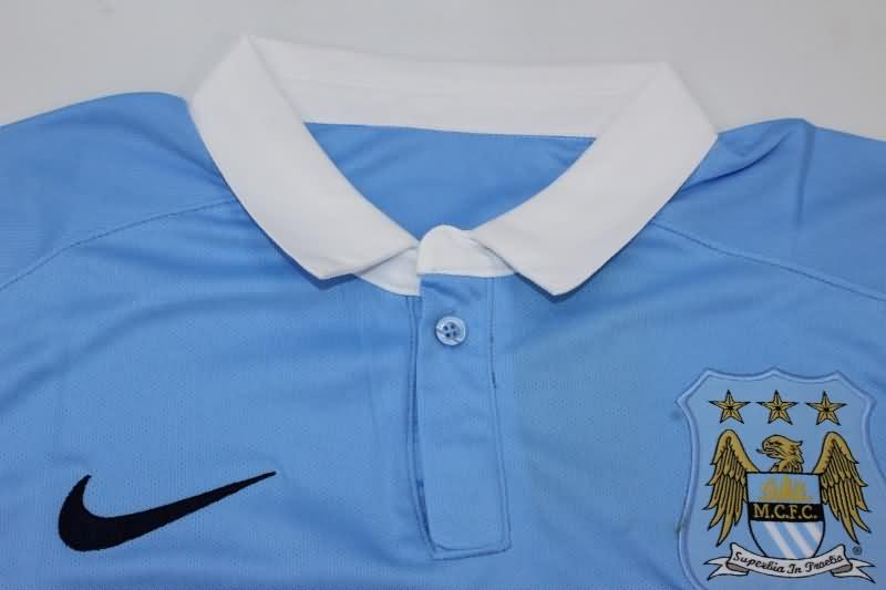 Manchester City Soccer Jersey Home Retro Replica 2015/16