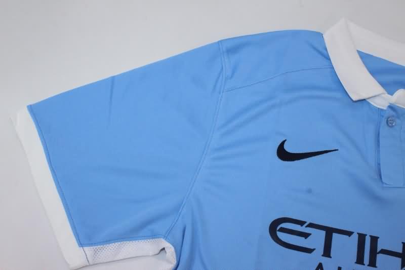 Manchester City Soccer Jersey Home Retro Replica 2015/16