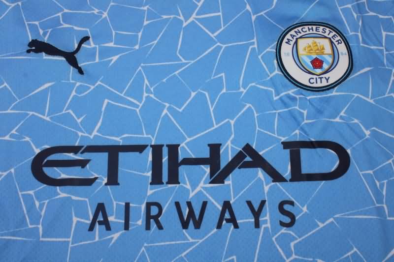 Manchester City Soccer Jersey Home Retro Replica 2020/21