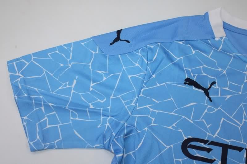 Manchester City Soccer Jersey Home Retro Replica 2020/21