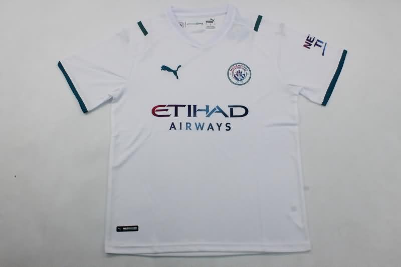 Manchester City Soccer Jersey Away Retro Replica 2021/22