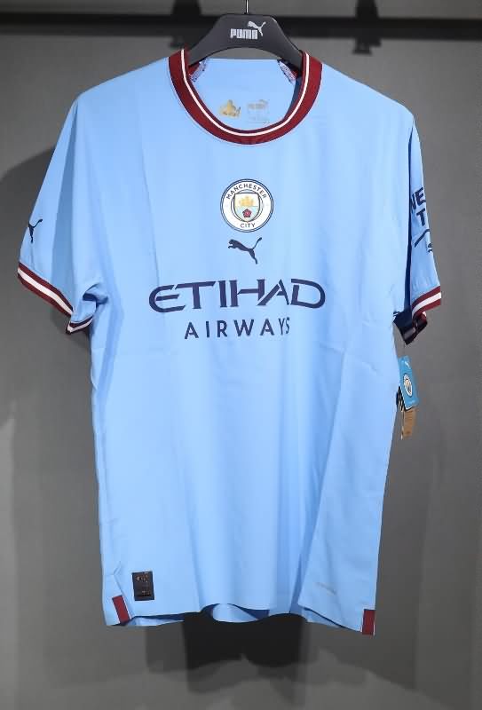 AAA Quality Manchester City 2022/23 Home Retro Soccer Jersey (Player)