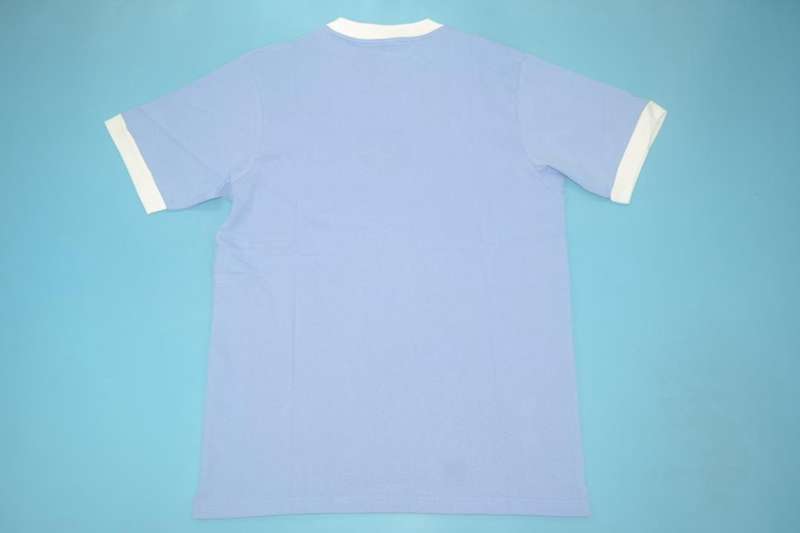 Manchester City Soccer Jersey Home Retro Replica 1972/75