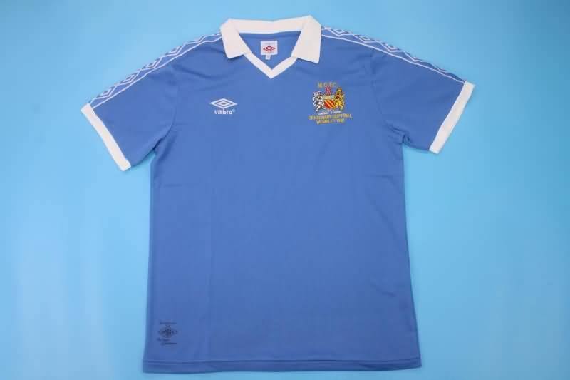 Manchester City Soccer Jersey Home Retro Replica 1978/81