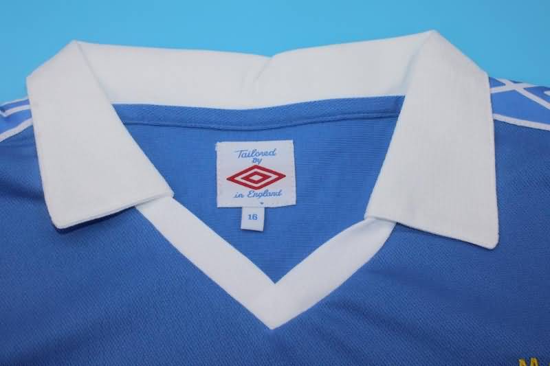 Manchester City Soccer Jersey Home Retro Replica 1978/81