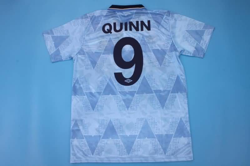 Manchester City Soccer Jersey Home Retro Replica 1988/90