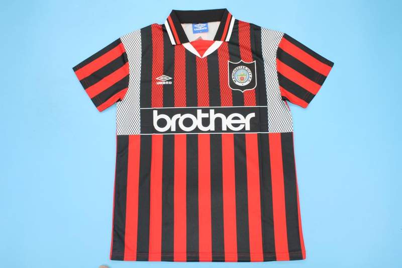 Manchester City Soccer Jersey Away Retro Replica 1994/96