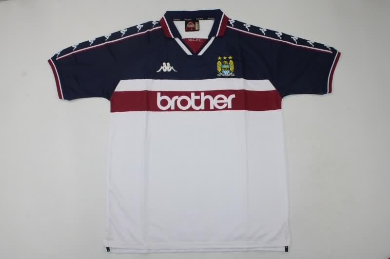 Manchester City Soccer Jersey Away Retro Replica 1997/98