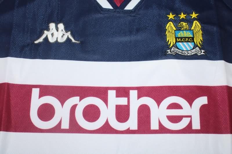 Manchester City Soccer Jersey Away Retro Replica 1997/98