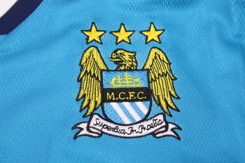 Manchester City Soccer Jersey Home Retro Replica 1997/99