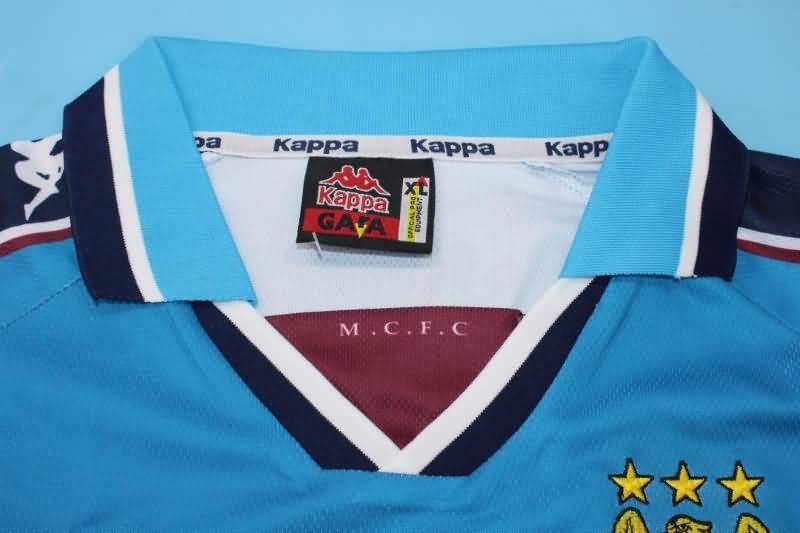 Manchester City Soccer Jersey Home Retro Replica 1997/99