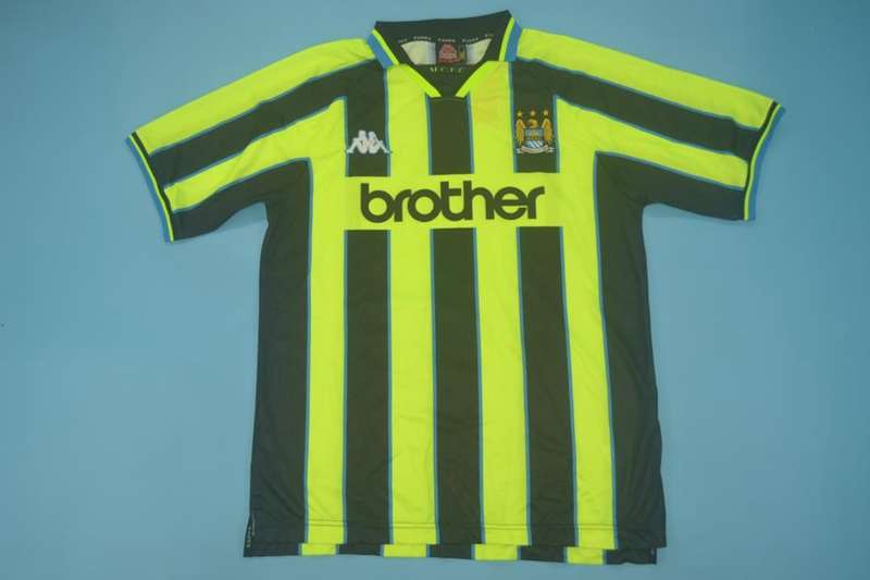 Manchester City Soccer Jersey Away Retro Replica 1998/99