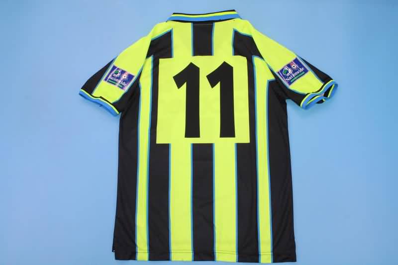 Manchester City Soccer Jersey Away Retro Replica 1998/99