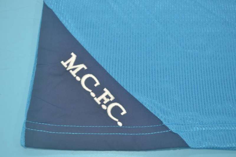 Manchester City Soccer Jersey Home Retro Replica 1999/2001