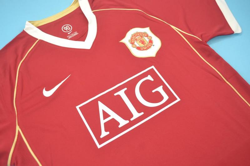 Manchester United Soccer Jersey Home Retro Replica 2006/07