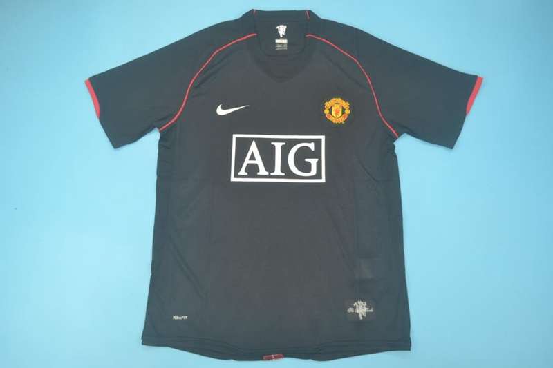 Manchester United Soccer Jersey Away Retro Replica 2007/08