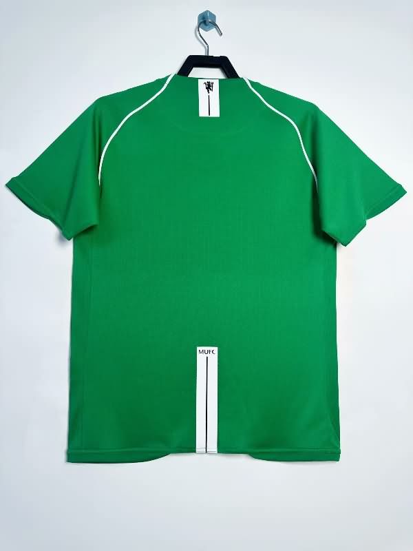 AAA Quality Manchester United 2007/08 Goalkeeper Green Retro Soccer Jersey