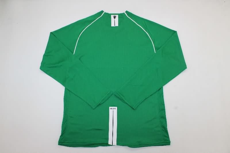 AAA Quality Manchester United 2007/08 Goalkeeper Green Long Retro Soccer Jersey