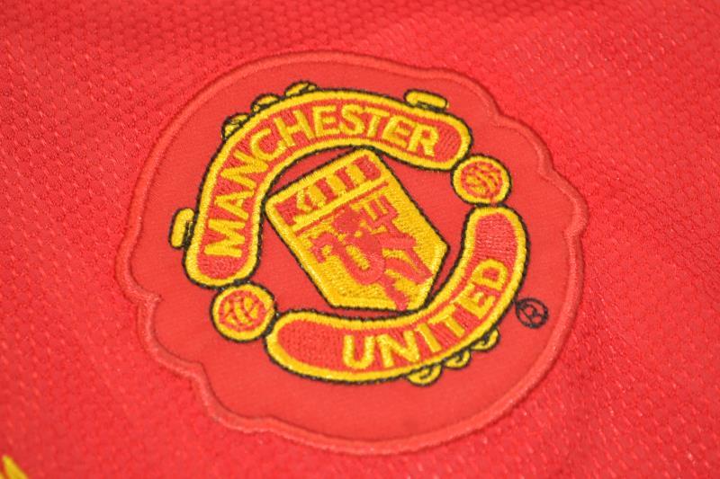 Manchester United Soccer Jersey Home Final Jersey Replica 2007/08