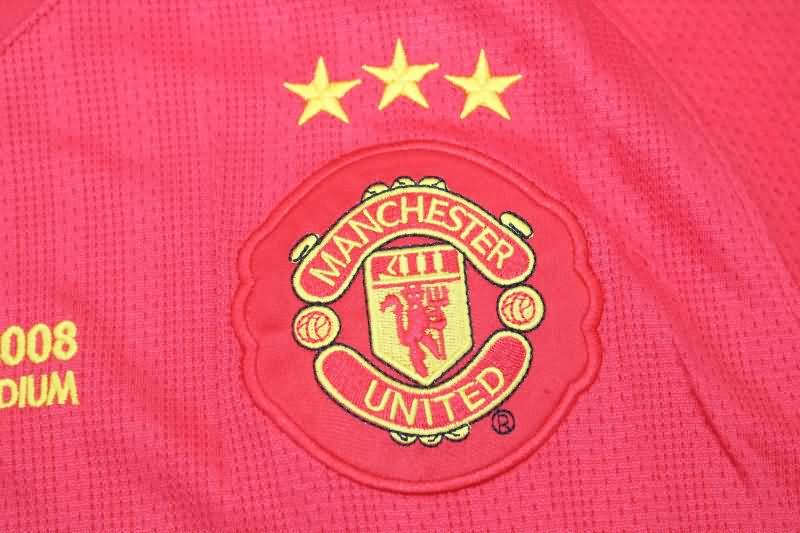 Manchester United Soccer Jersey 3 Home Final Jersey 3 Stars Replica 2007/08