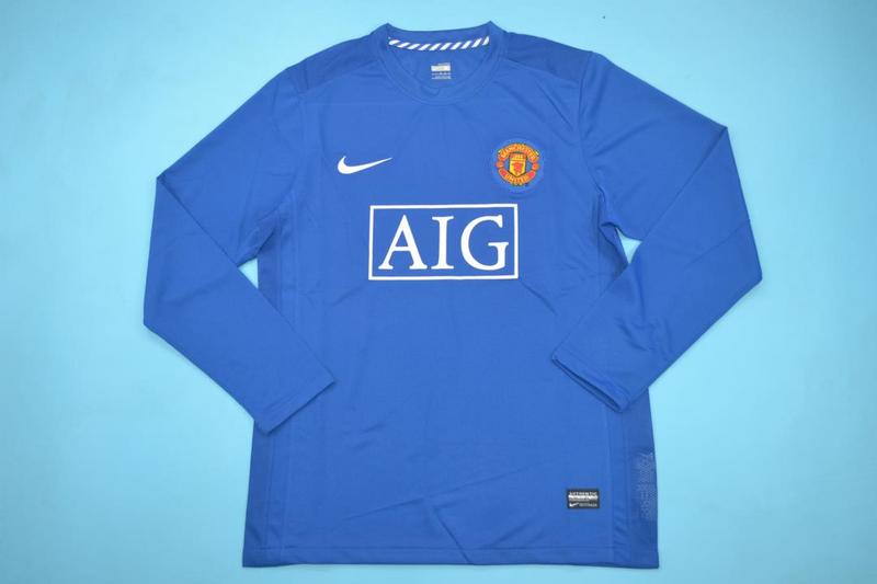 Manchester United Soccer Jersey Third LS Retro Replica 2008/09