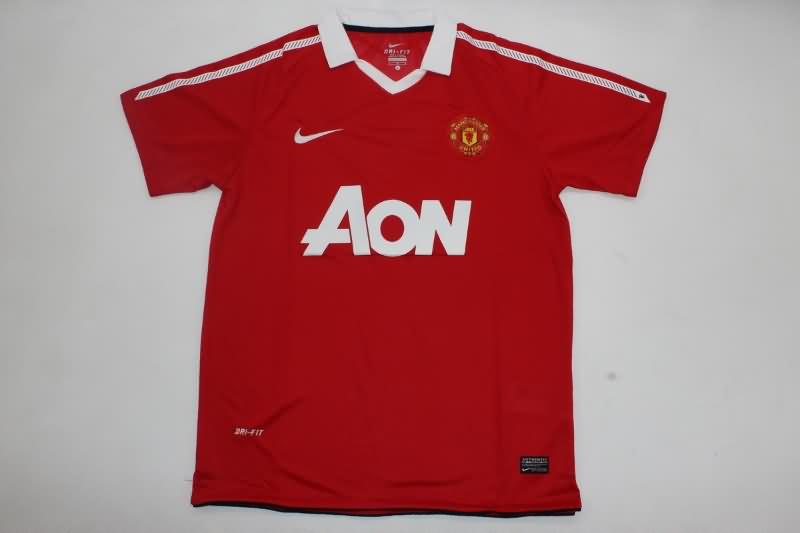 Manchester United Soccer Jersey Home Retro Replica 2010/11