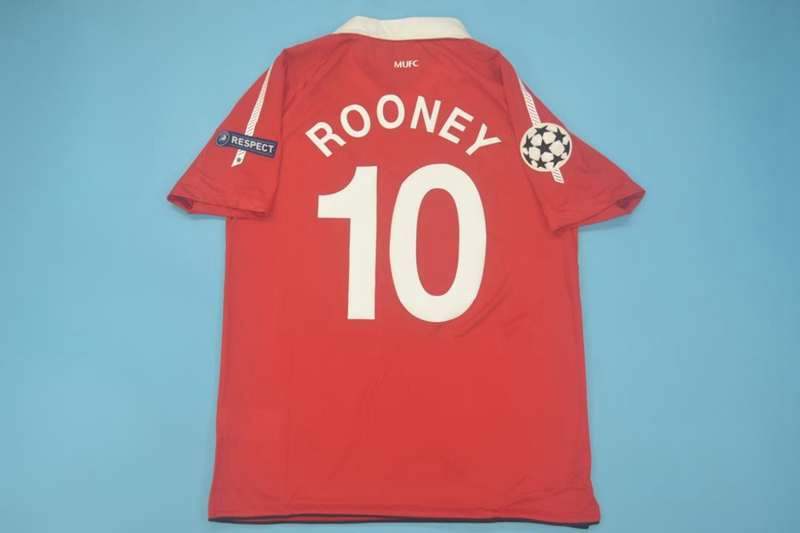 Manchester United Soccer Jersey Home Retro Replica 2010/11