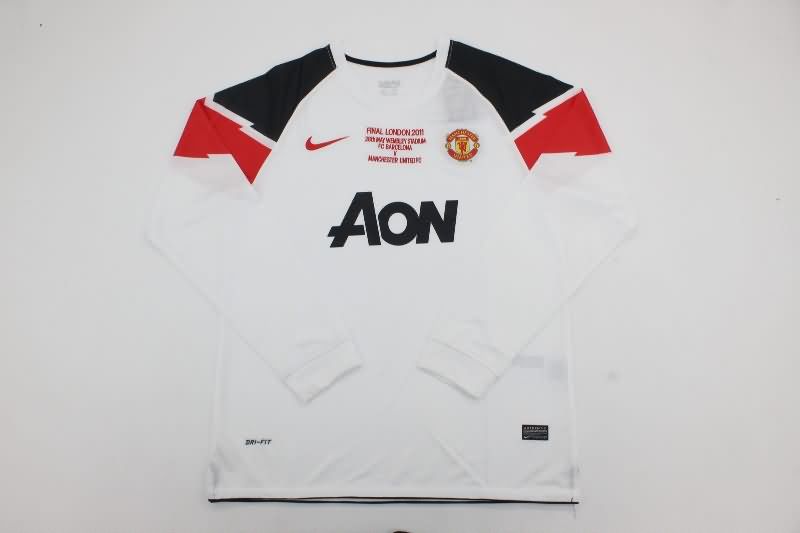 Manchester United Soccer Jersey Away Long Sleeve Final Replica 2010/11
