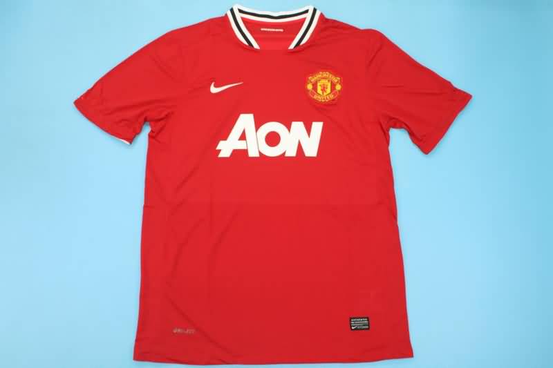 Manchester United Soccer Jersey Home Retro Replica 2011/12