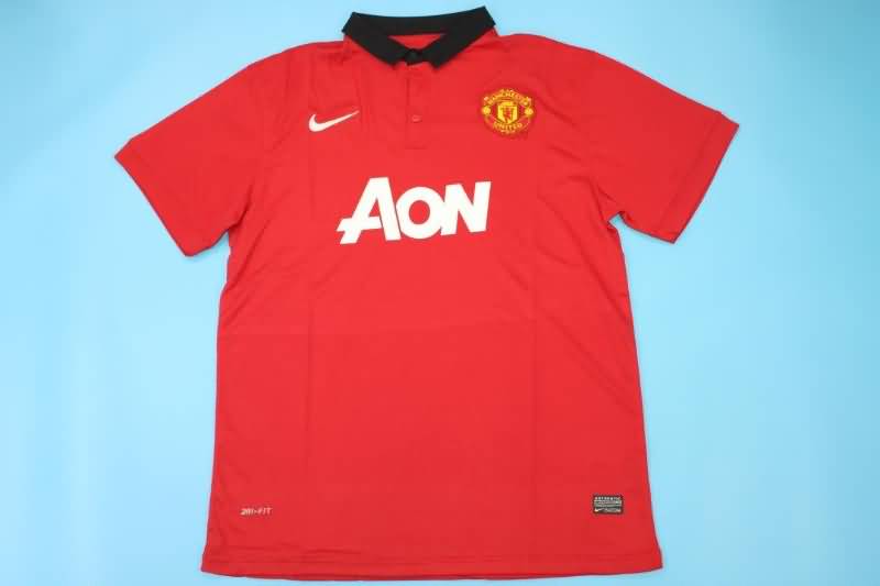 Manchester United Soccer Jersey Home Retro Replica 2013/14