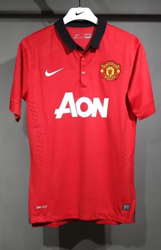 AAA Quality Manchester United 2013/14 Home Retro Soccer Jersey (Player)