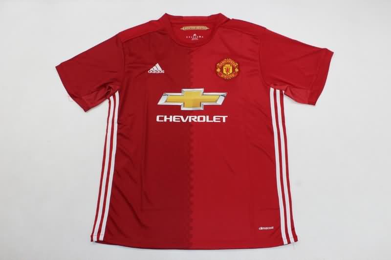 Manchester United Soccer Jersey Home Retro Replica 2016/17