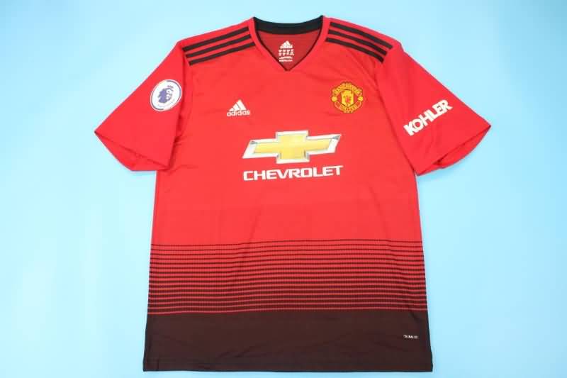 Manchester United Soccer Jersey Home Retro Replica 2018/19