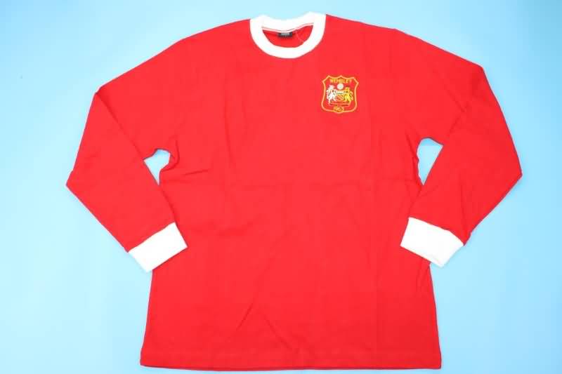 Manchester United Soccer Jersey Home Long Slevee Retro Replica 1963