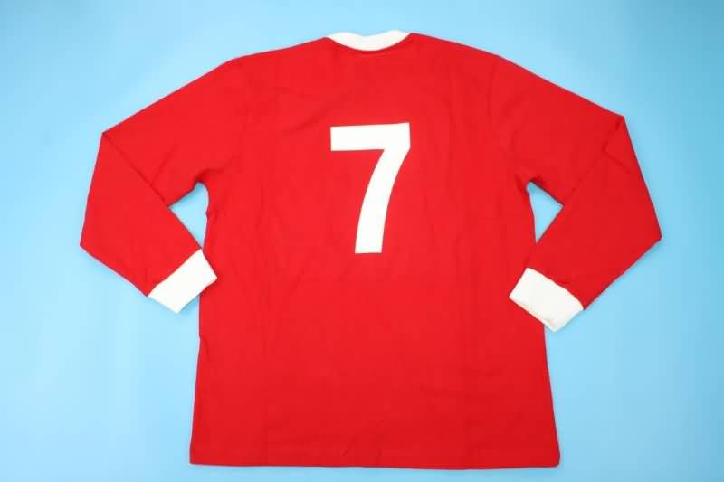 Manchester United Soccer Jersey Home Long Slevee Retro Replica 1963