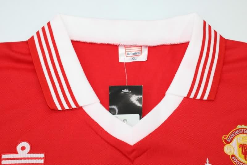 Manchester United Soccer Jersey Home Retro Replica 1977