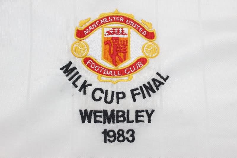 Manchester United Soccer Jersey FA Final Long Sleeve Retro Replica 1983