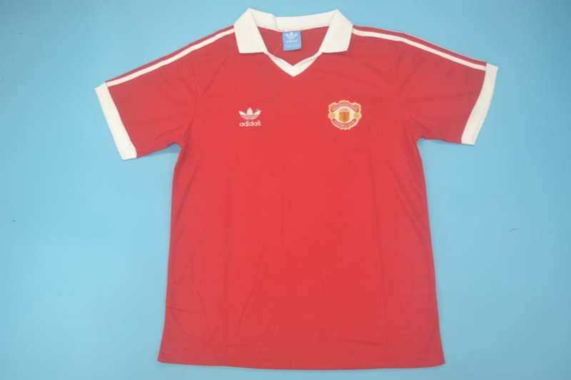 Manchester United Soccer Jersey Home Retro Replica 1980/82