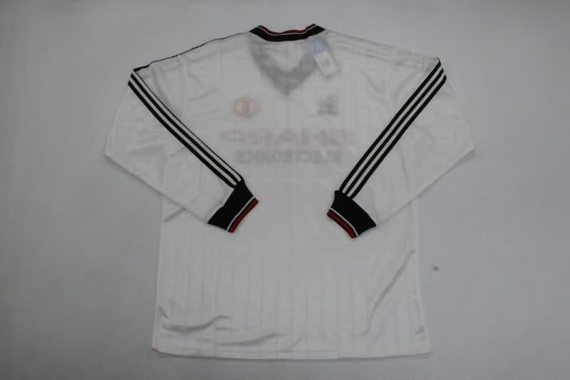 Manchester United Soccer Jersey Away Long Retro Replica 1982/83