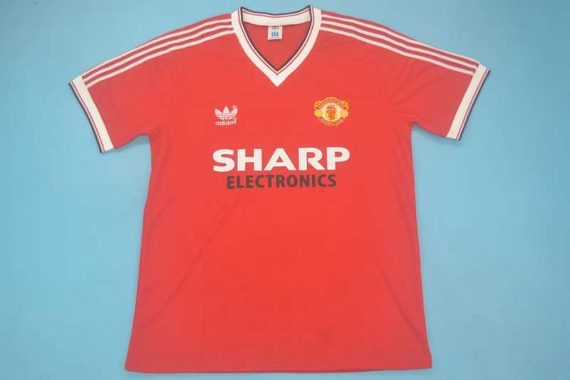 Manchester United Soccer Jersey Home Retro Replica 1982/83