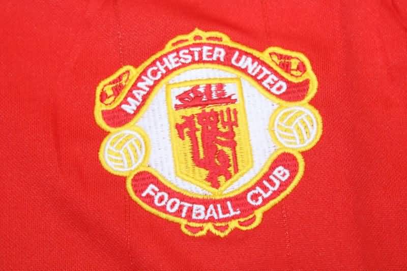 Manchester United Soccer Jersey Home Long Retro Replica 1982/83