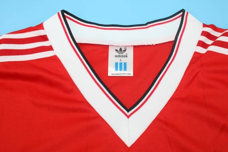 Manchester United Soccer Jersey Home Long Retro Replica 1982/83