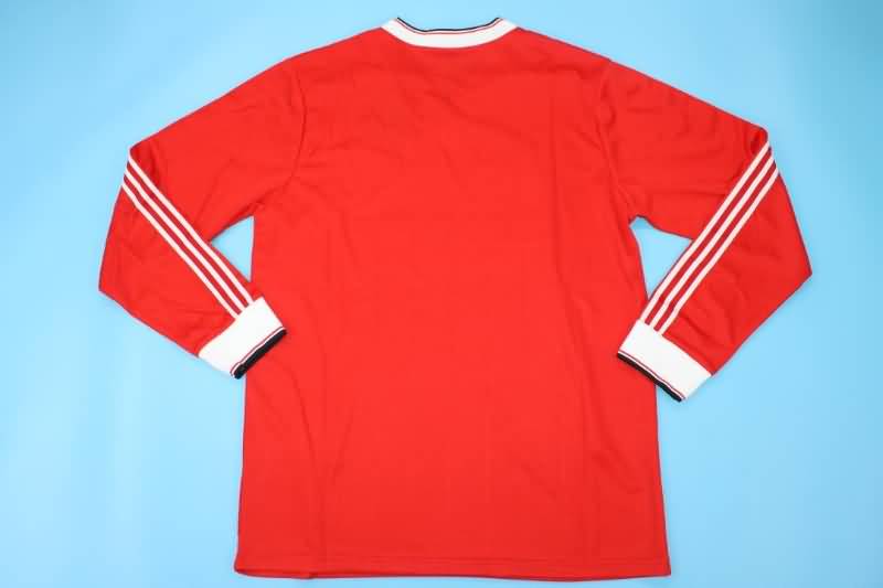 Manchester United Soccer Jersey Home Long Retro Replica 1982/83