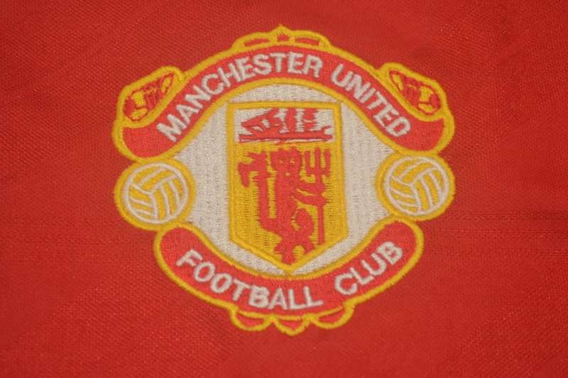 Manchester United Soccer Jersey Home Long Retro Replica 1986/88