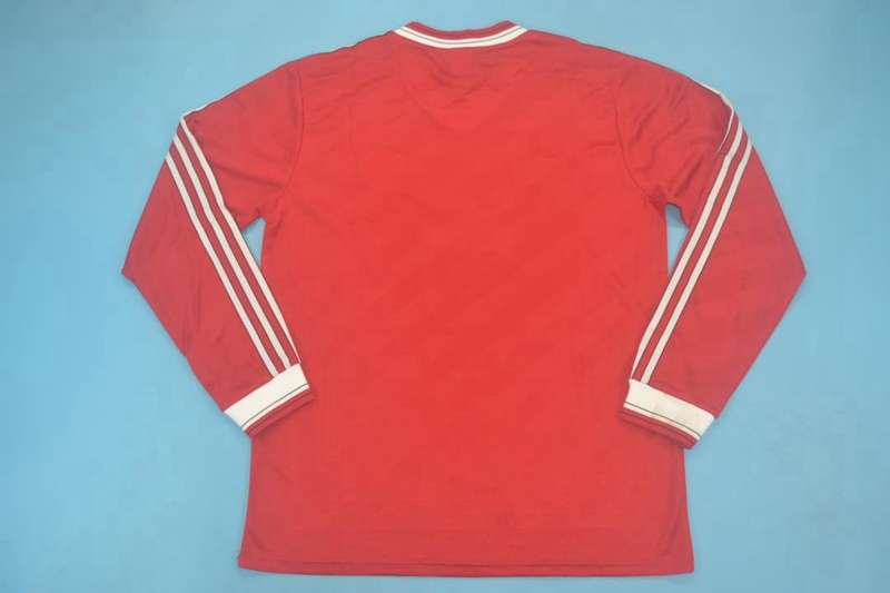 Manchester United Soccer Jersey Home Long Retro Replica 1986/88