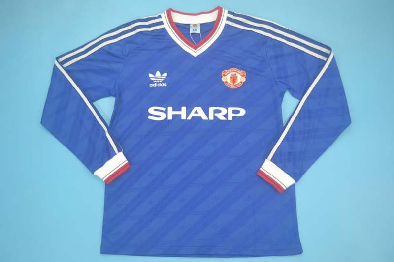 Manchester United Soccer Jersey Third Long Retro Replica 1986/88