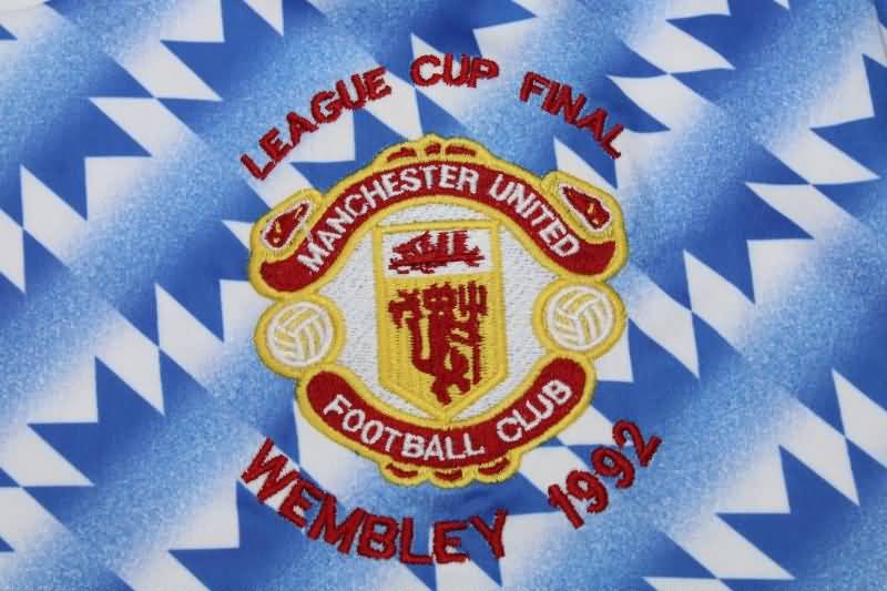 Manchester United Soccer Jersey Away Retro Replica 1990/92