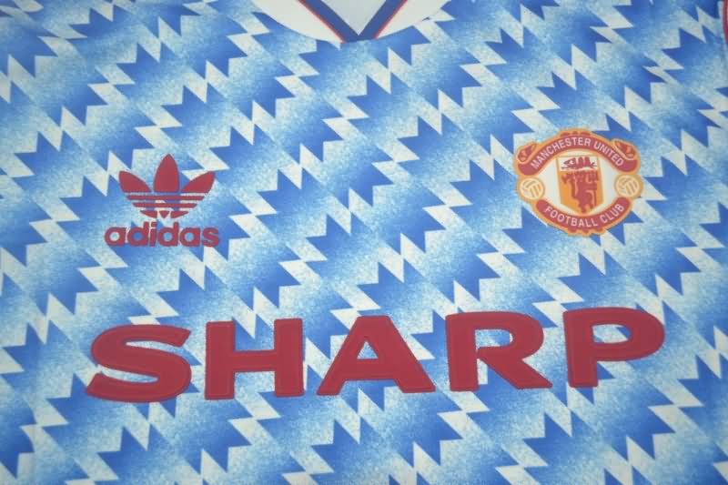 Manchester United Soccer Jersey Away Retro Replica 1990/92