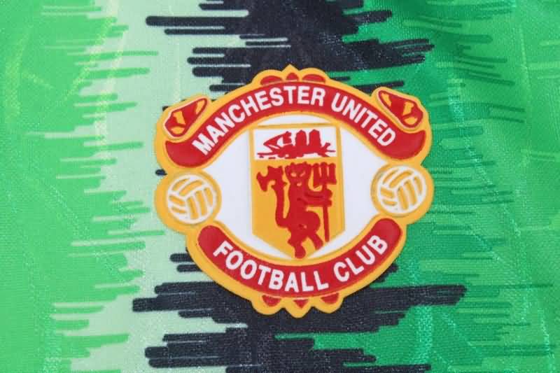Manchester United Soccer Jersey GK Green Long Retro Replica 1990/92