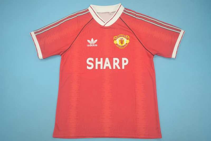 Manchester United Soccer Jersey Home Retro Replica 1990/92